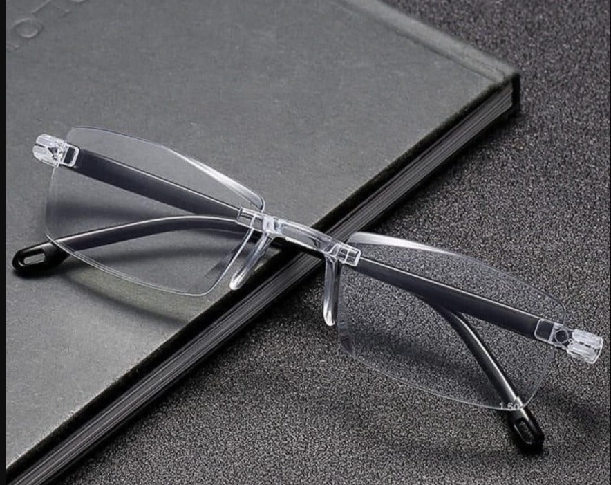 Anti-blue Progressive Far And Near Dual-Use Reading Glass