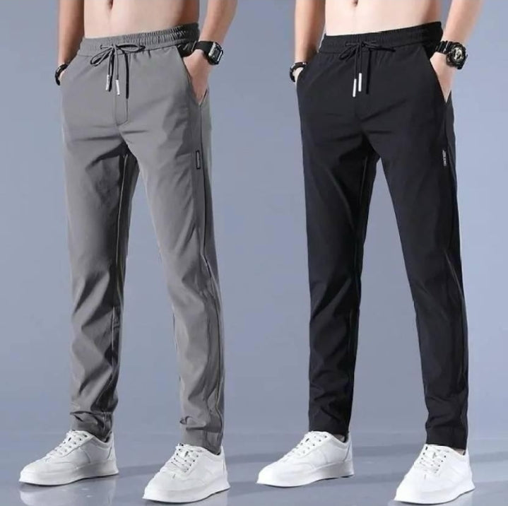 Men Solid Track Pants ( Pack Of 2 )
