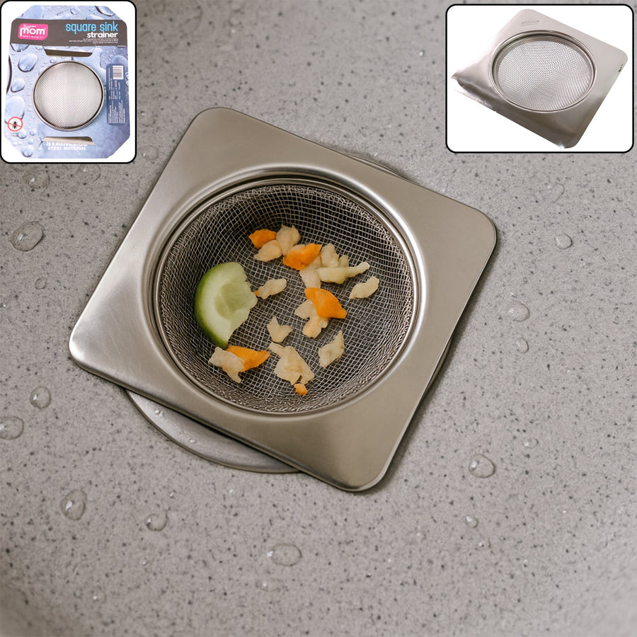 Supermom Stainless Steel Square Sink Strainer (1 Pc)