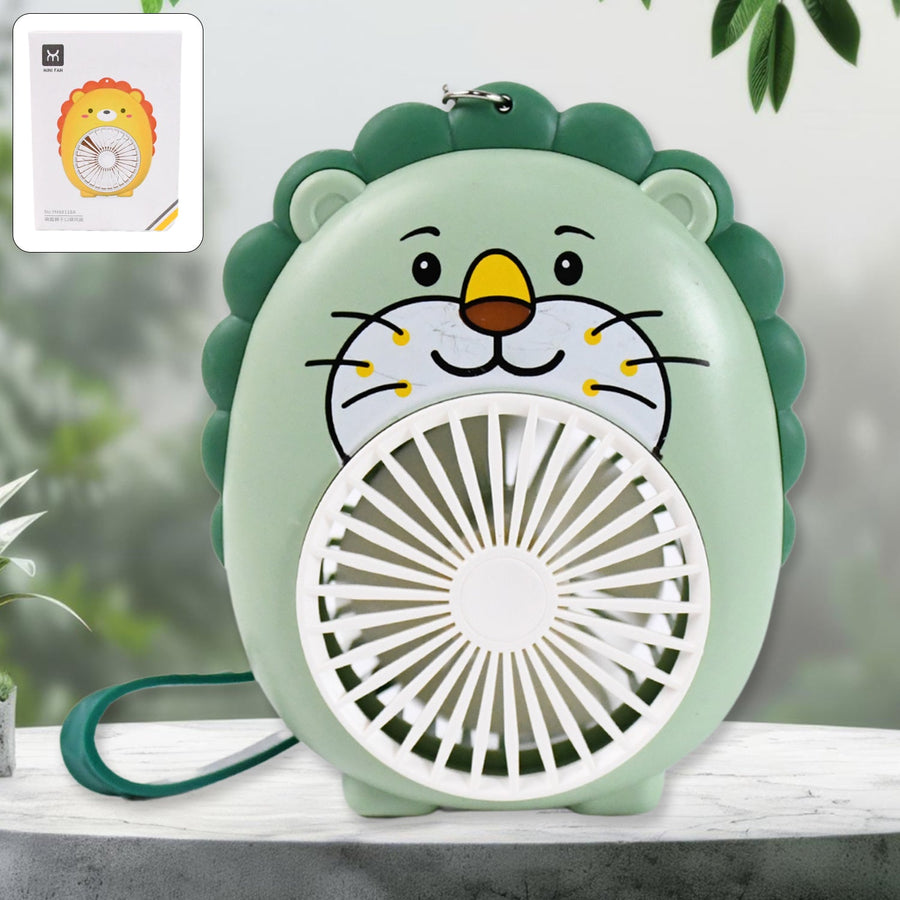 Cartoon USB Handheld Fan Portable Outdoor Mini Desktop Office Fan