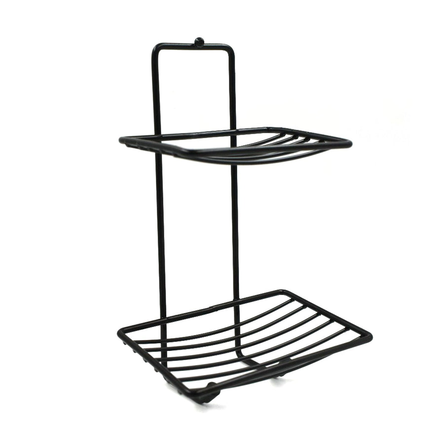 2-Layer Stainless Steel Soap Rack – Bathroom Organizer for Holding Soaps