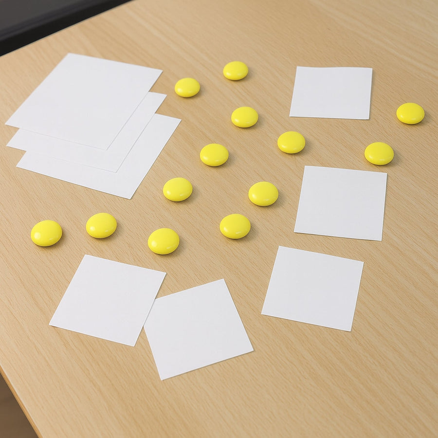 Strong Round Fridge / Whiteboard Magnet - (10 Pc Set)