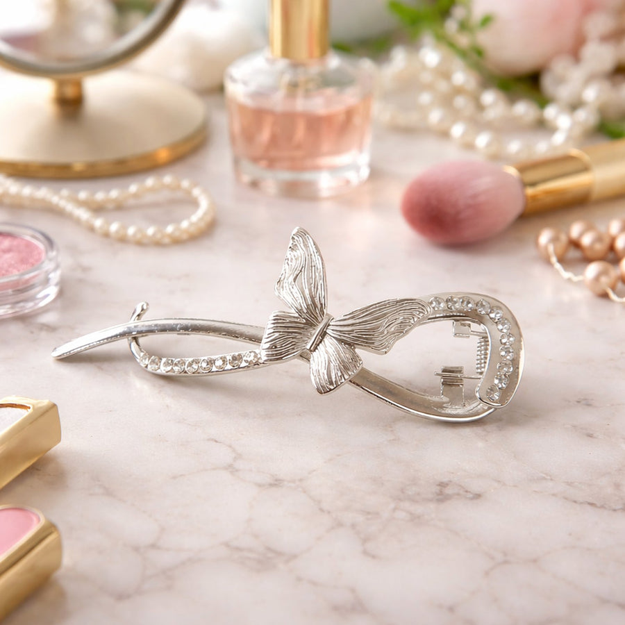 Luxury Butterfly Design Hair Clip (1 Pc, Mix Color)