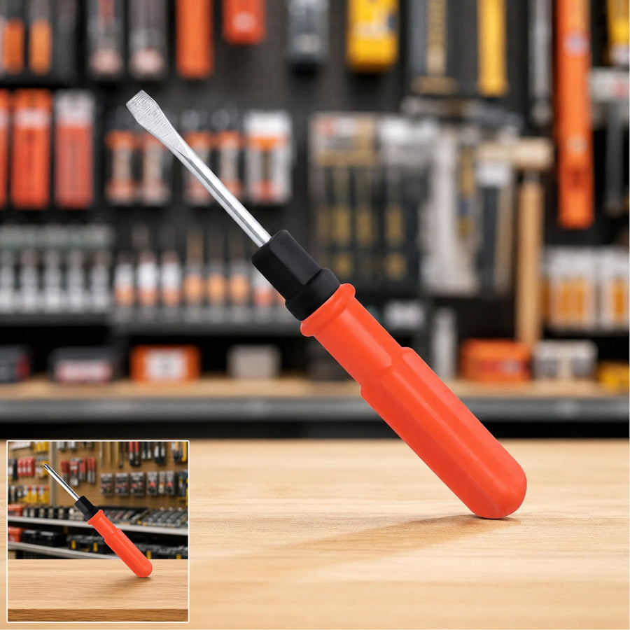 Small 2 in 1 Screwdriver Flathead & Phillips Reversible (1 Pc)