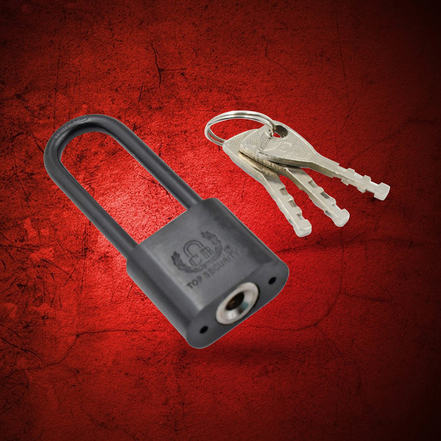 Lock with Key Metal Locker 1 Set Padlock Mini Padlock Beam Plastic (1 pc)