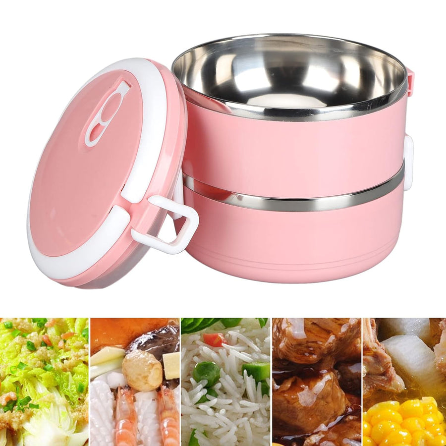 Doraemon 2-Layer Lunch Box – Steel Tiffin Box for Home, Office & School Use