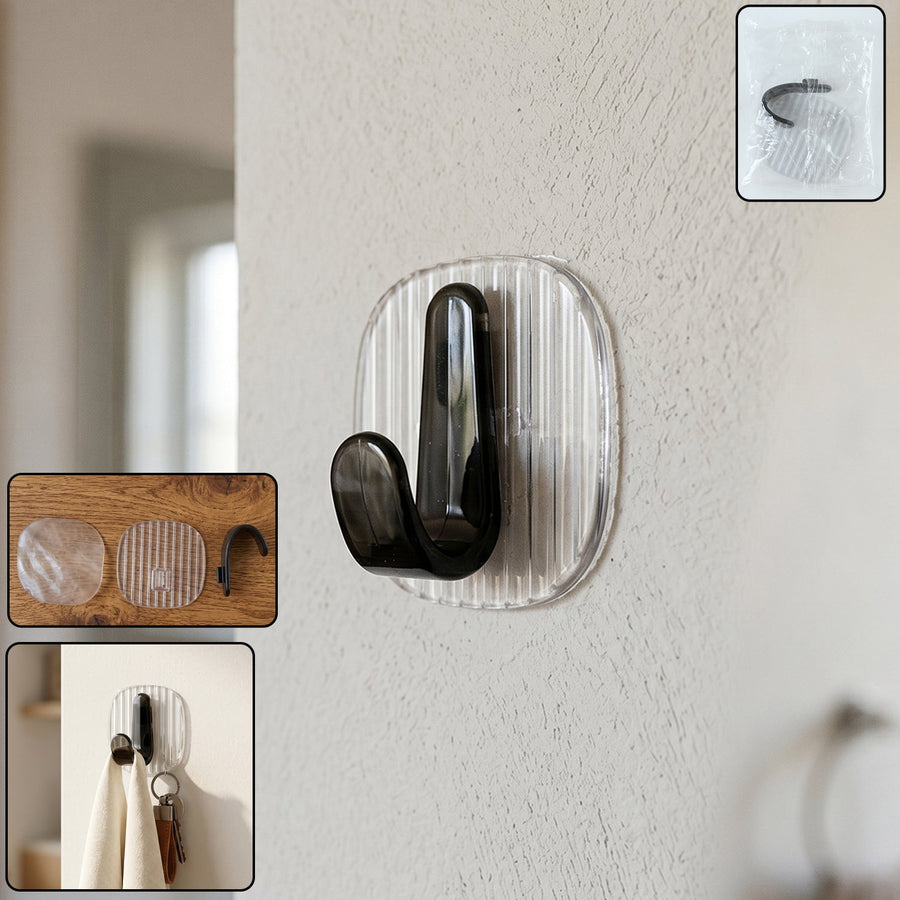 Multipurpose Self Adhesive Wall Hook (1 Pc)